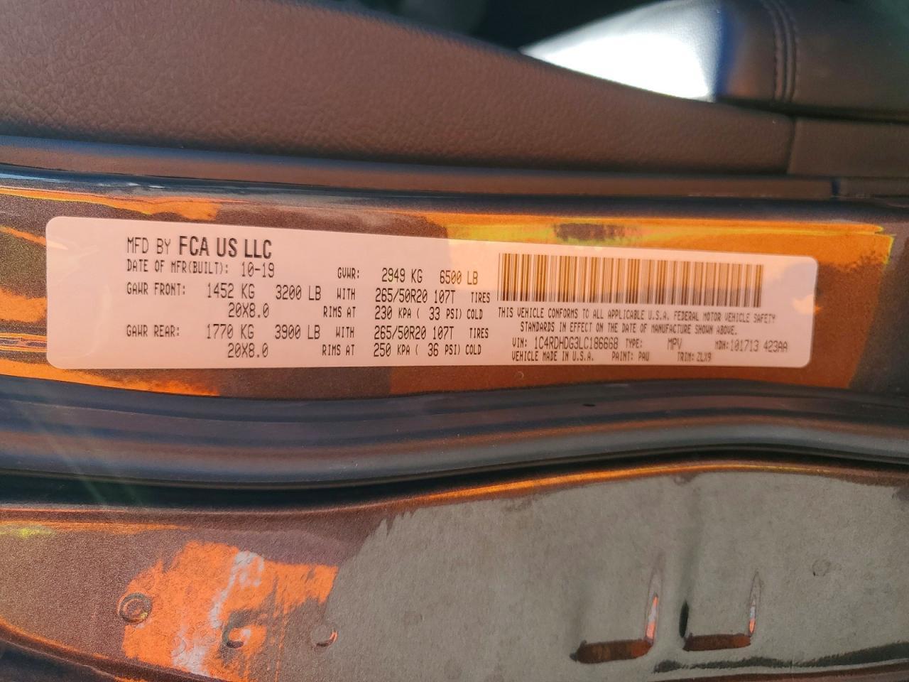 2020 Dodge Durango gt