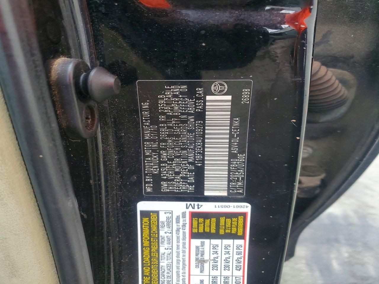 2010 Toyota Camry Base