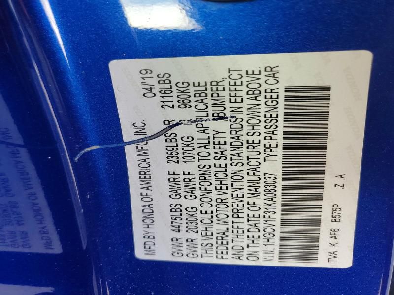 2019 Honda Accord Sport