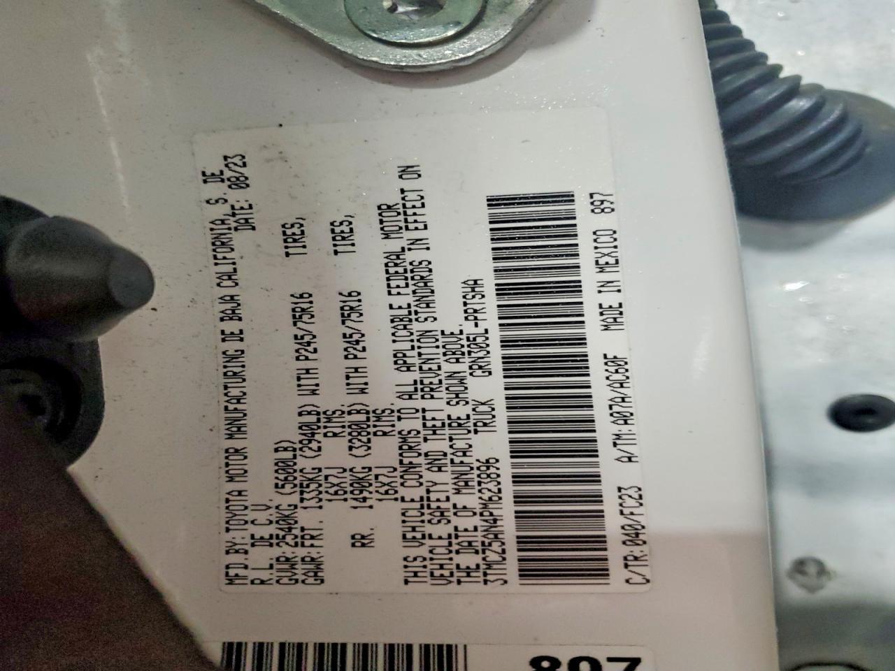 2023 Toyota Tacoma SR5 V6