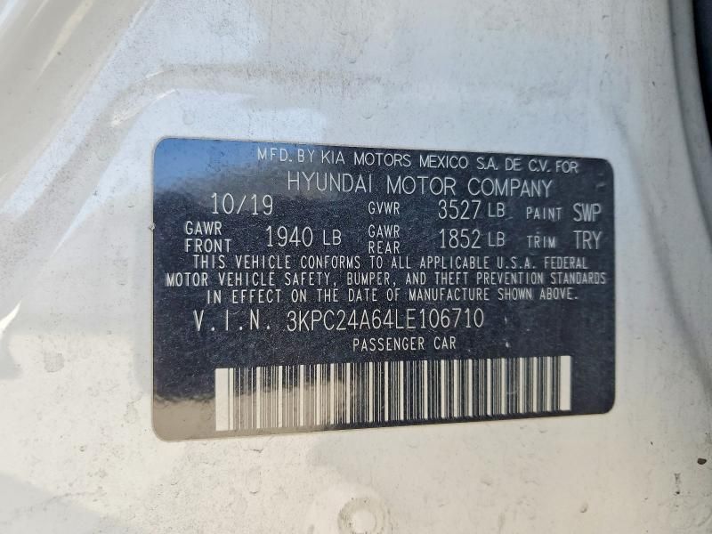 2020 Hyundai Accent se