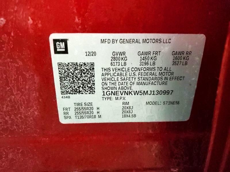 2021 Chevrolet Traverse High Country