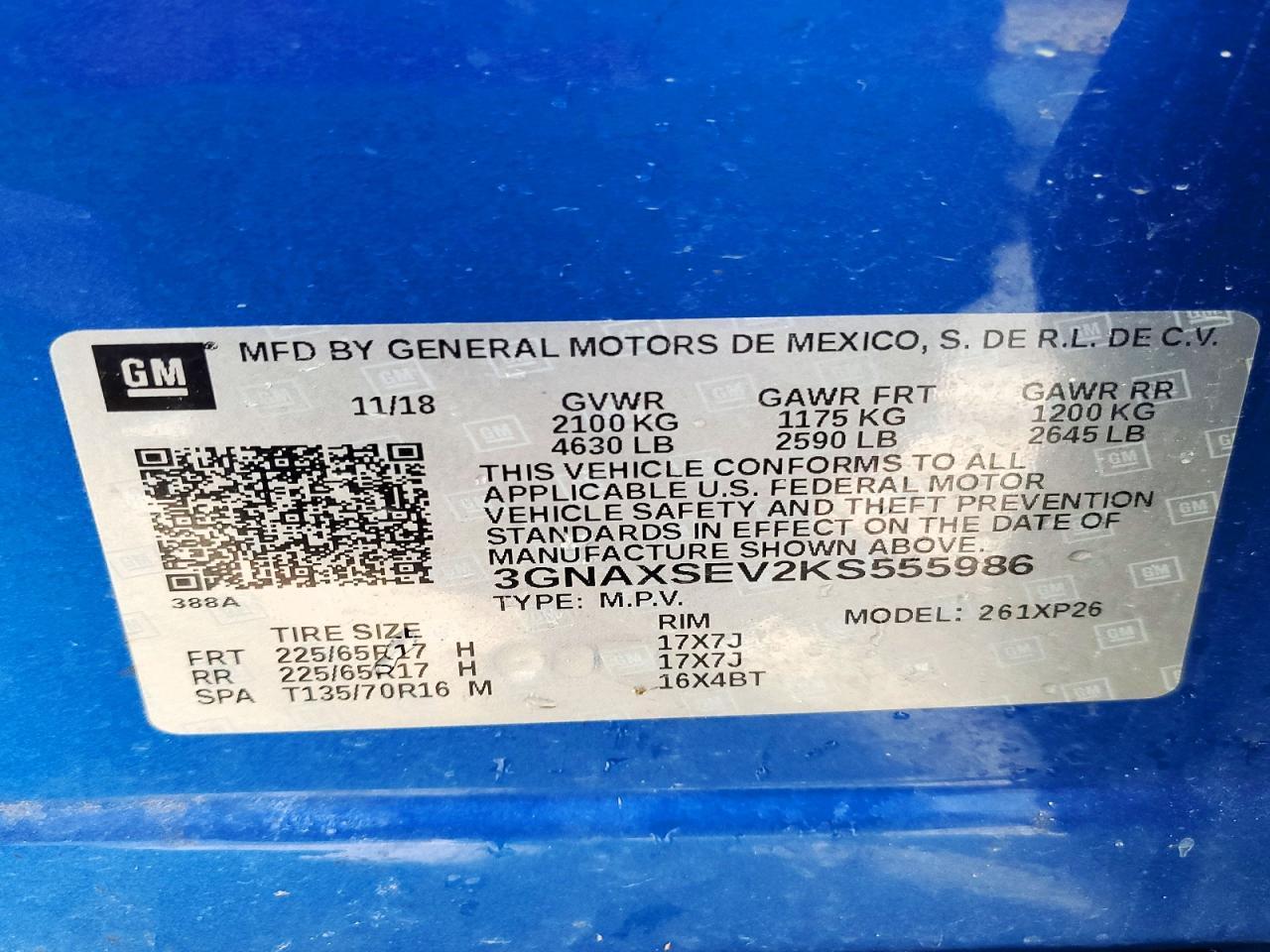 2019 Chevrolet Equinox ls