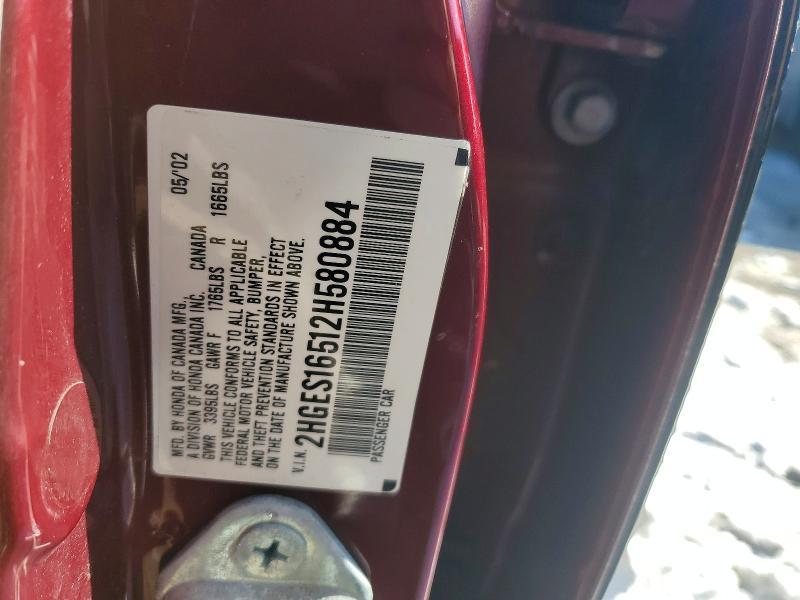 2002 Honda Civic lx