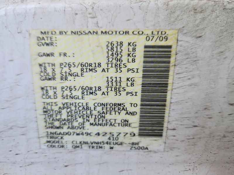 2009 Nissan Frontier Crew cab se