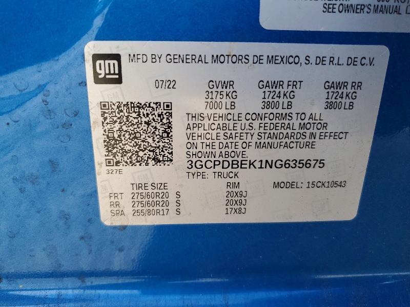 2022 Chevrolet Silverado K1500 Custom