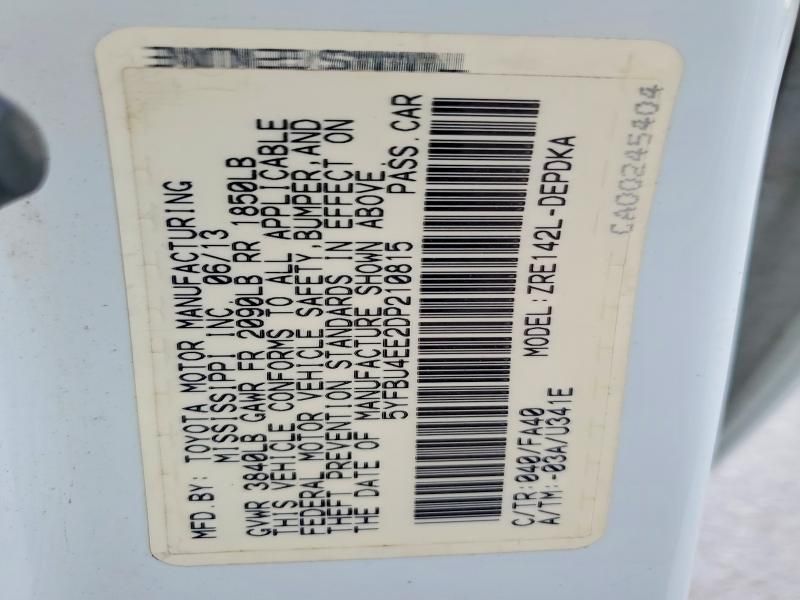 2013 Toyota Corolla Base