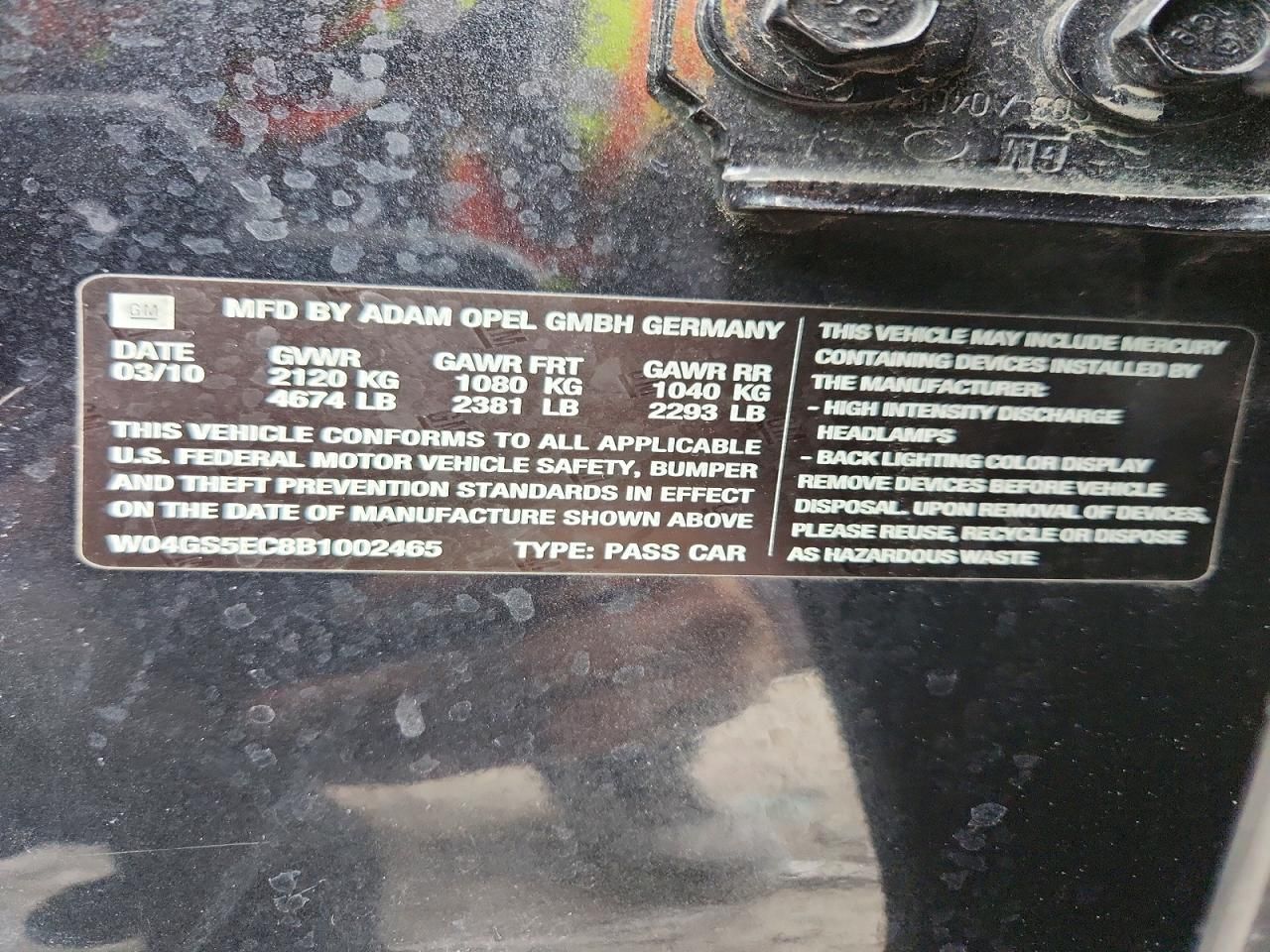 2011 Buick Regal cxl