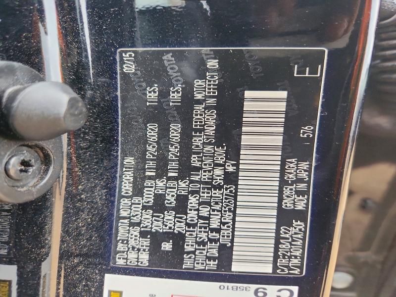 2015 Toyota 4runner Sr5/sr5 Premium