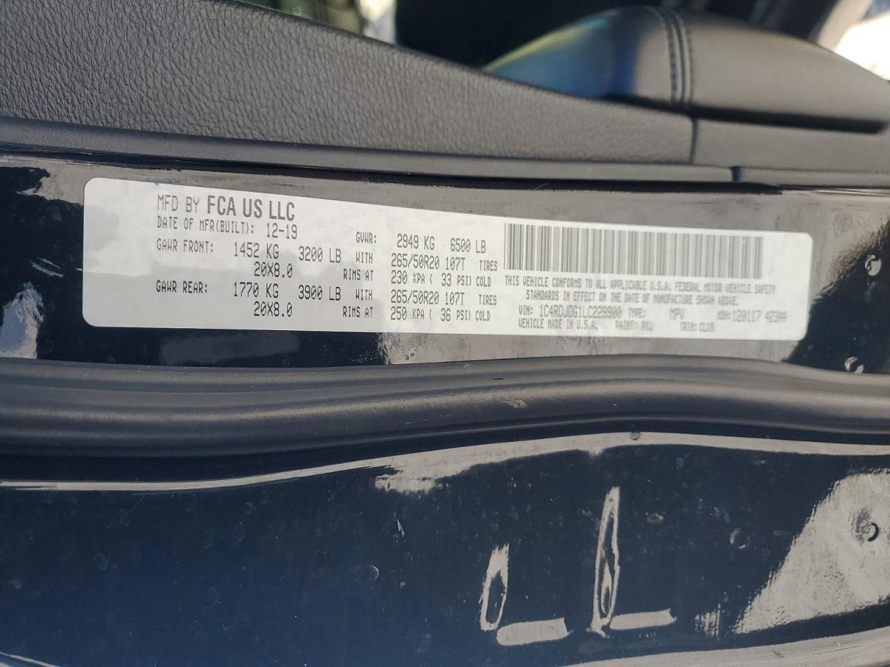 2020 Dodge Durango gt