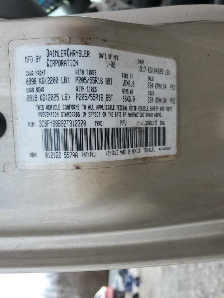 2002 Chrysler Pt Cruiser Limited