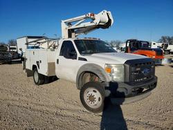 Salvage trucks for sale at Wilmer, TX auction: 2012 Ford F450 Super Duty Bucket Truck