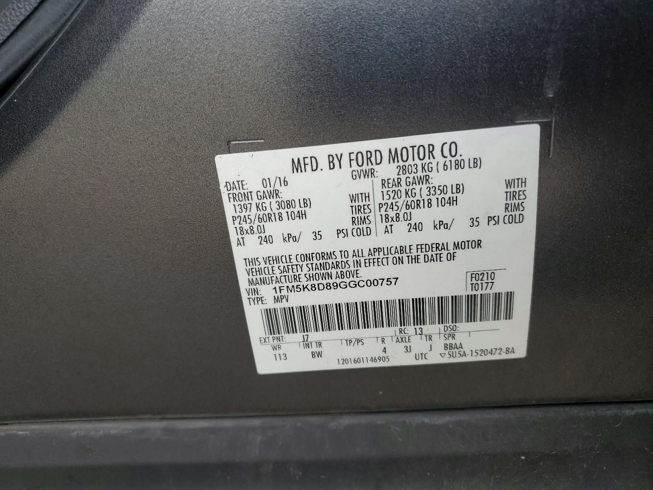 2016 Ford Explorer xlt