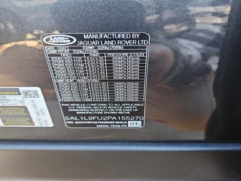 2023 Land Rover Range Rover Sport Dynamic se