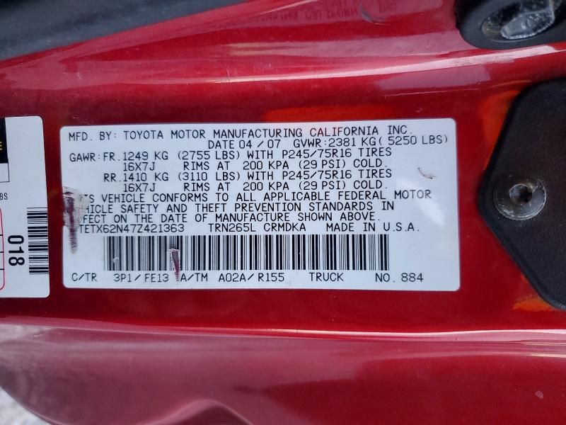 2007 Toyota Tacoma Prerunner