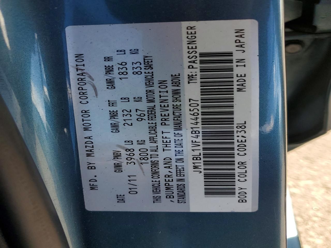 2011 Mazda 3 I
