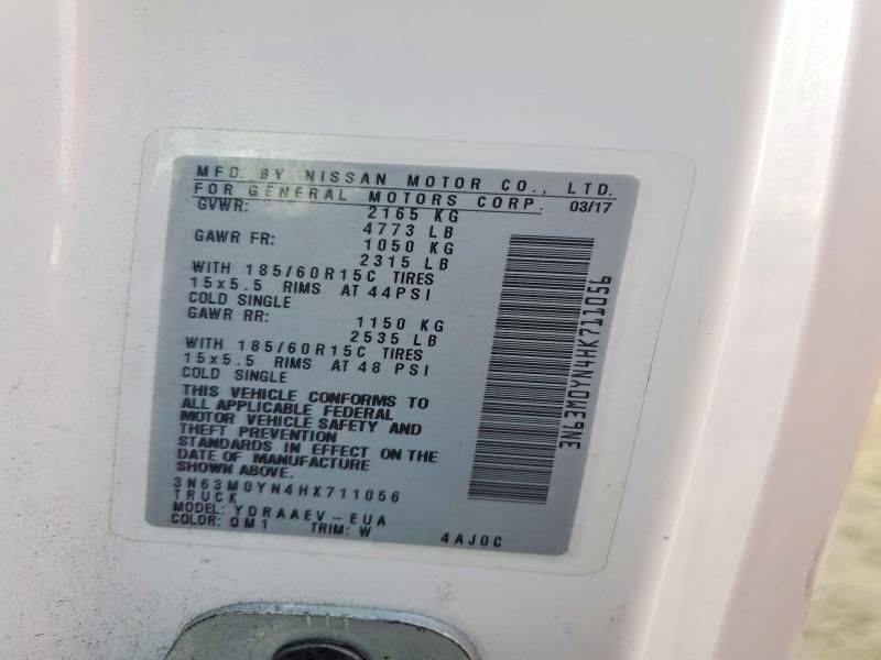 2017 Chevrolet City Express Delivery Van