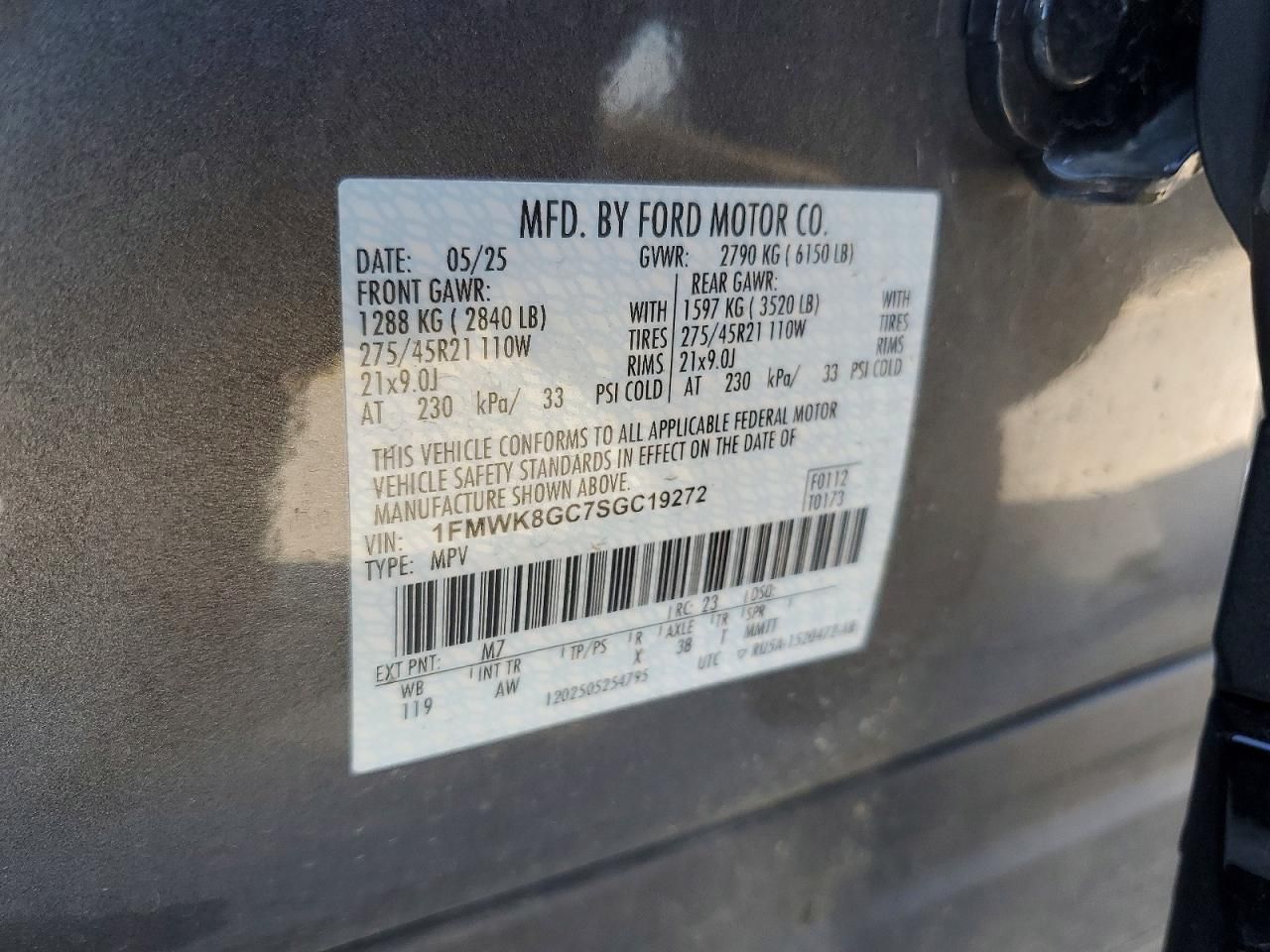 2025 Ford Explorer st