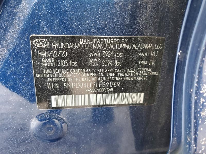 2020 Hyundai Elantra sel