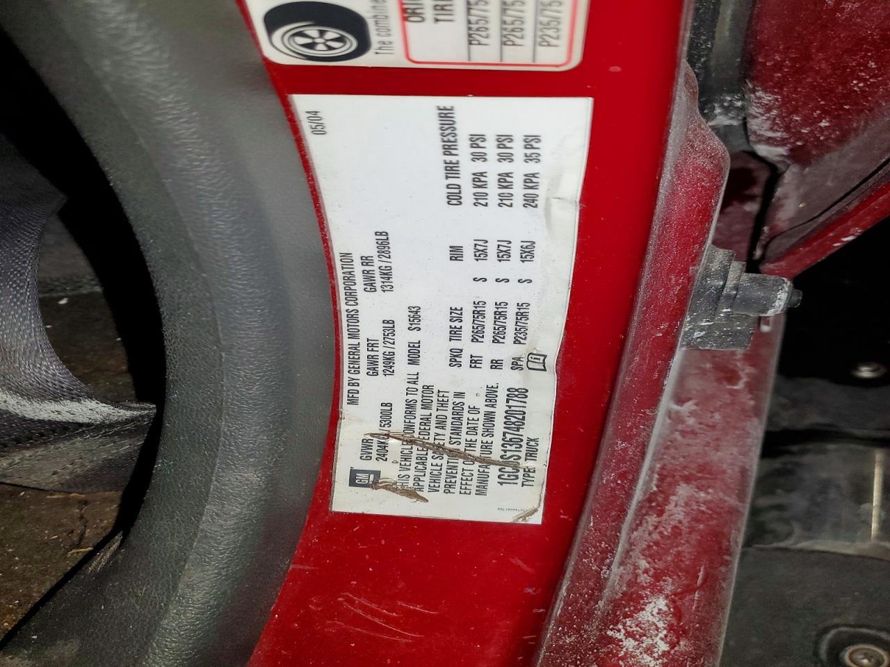 2004 Chevrolet Colorado