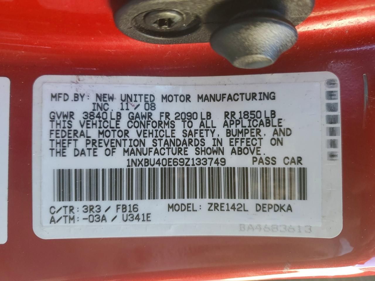 2009 Toyota Corolla Base