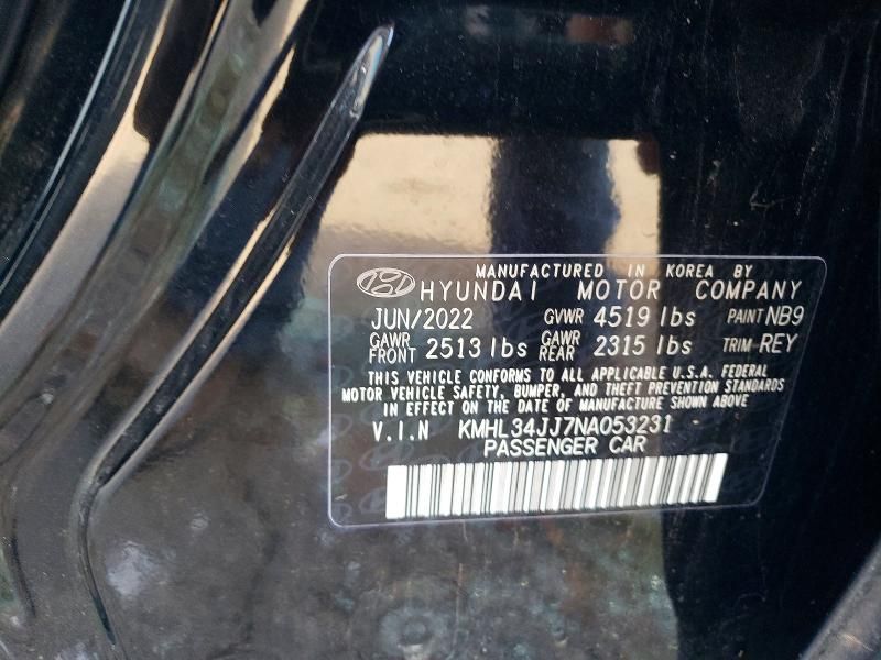 2022 Hyundai Sonata Hybrid