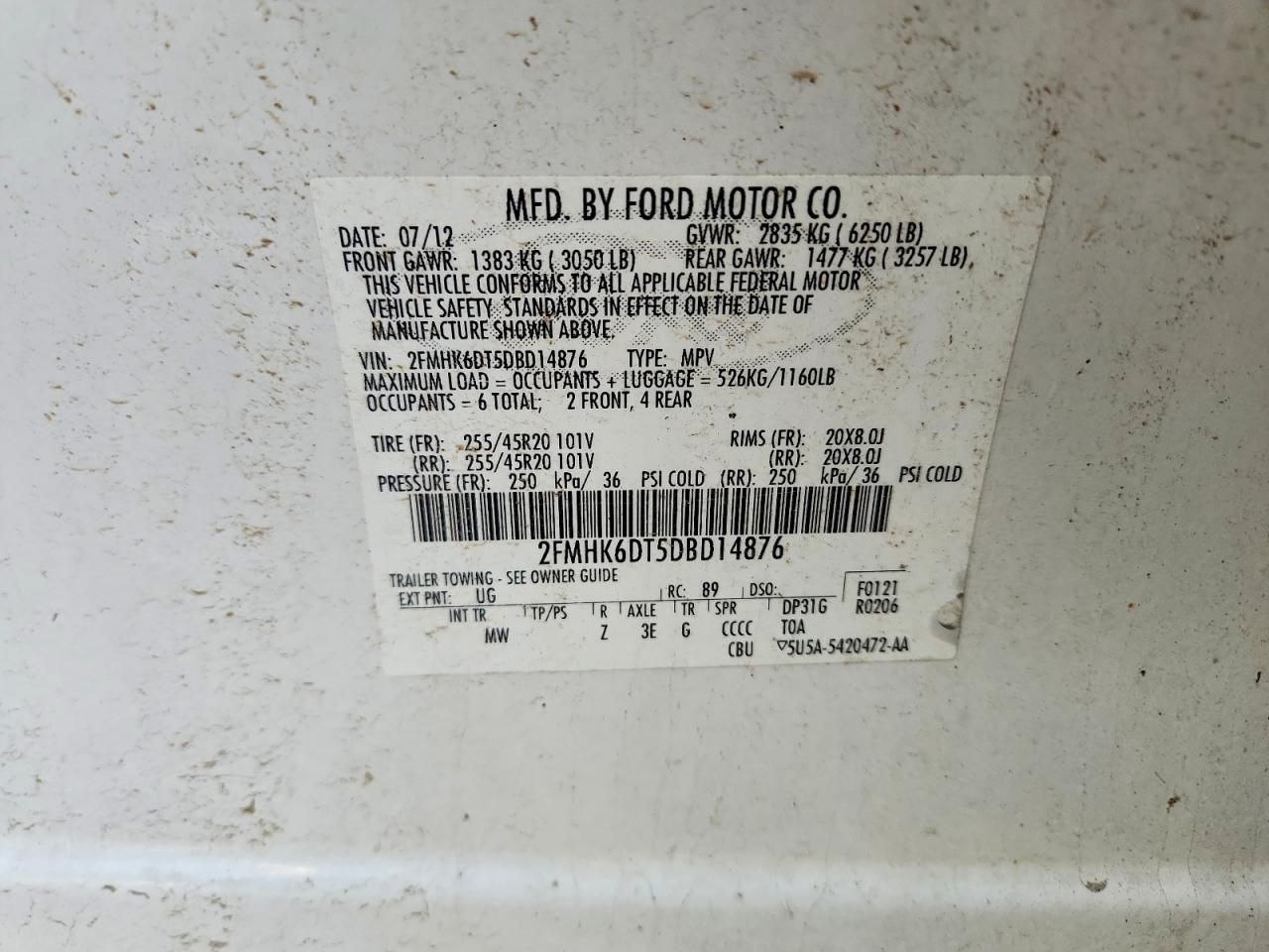 2013 Ford Flex Limited