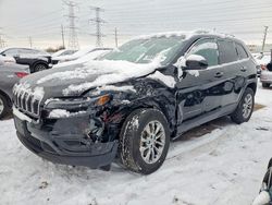 Vehiculos salvage en venta de Copart Elgin, IL: 2021 Jeep Cherokee Latitude lux