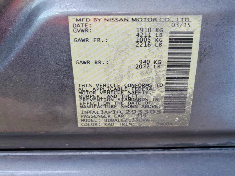 2015 Nissan Altima 2.5 s