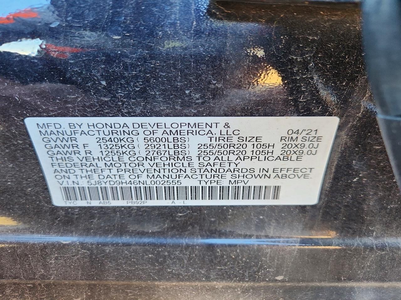 2022 Acura Mdx Technology