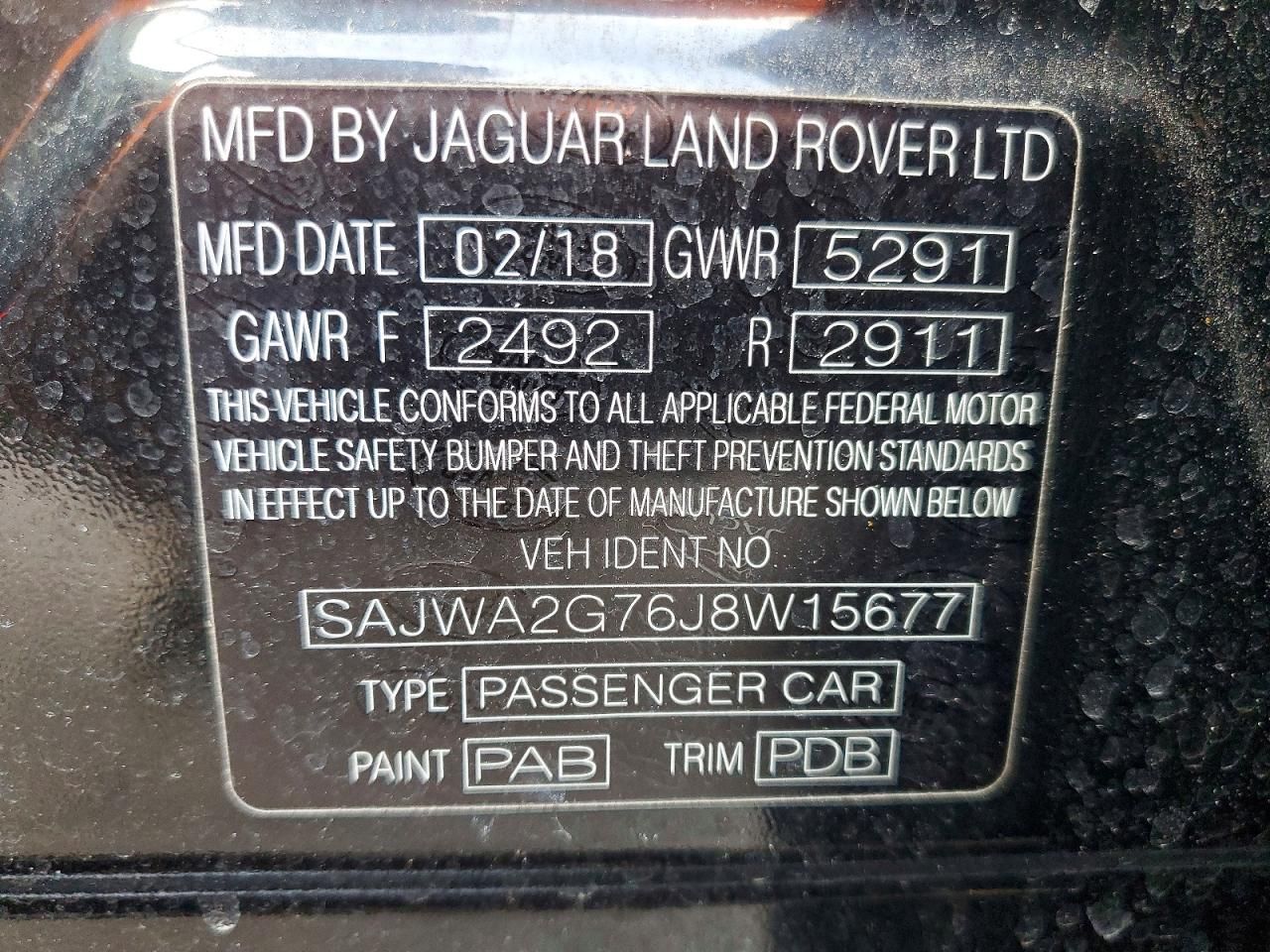 2018 Jaguar Xjl Portfolio