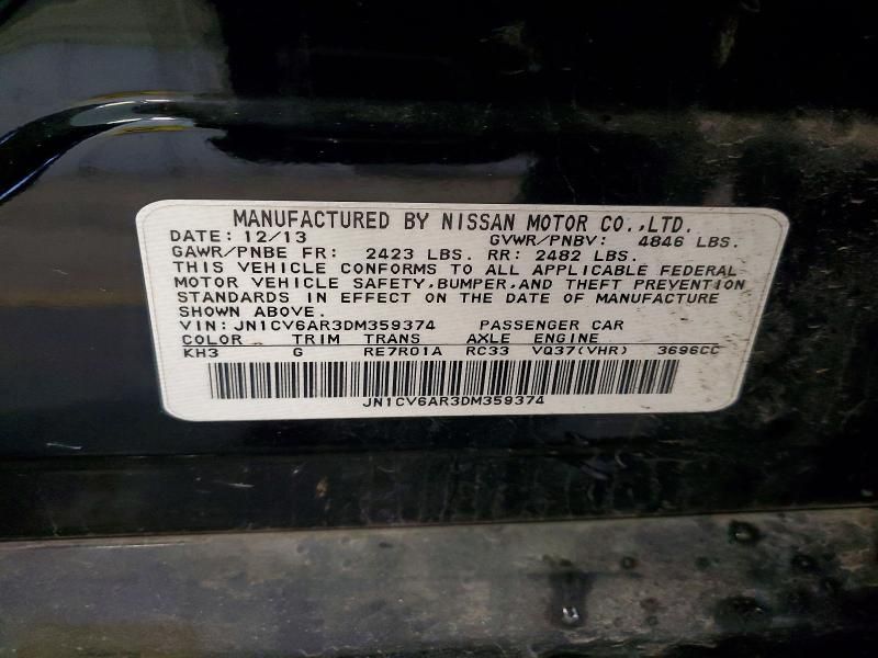 2013 Infinity G37 Sedan