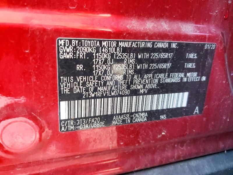 2020 Toyota Rav4 xle