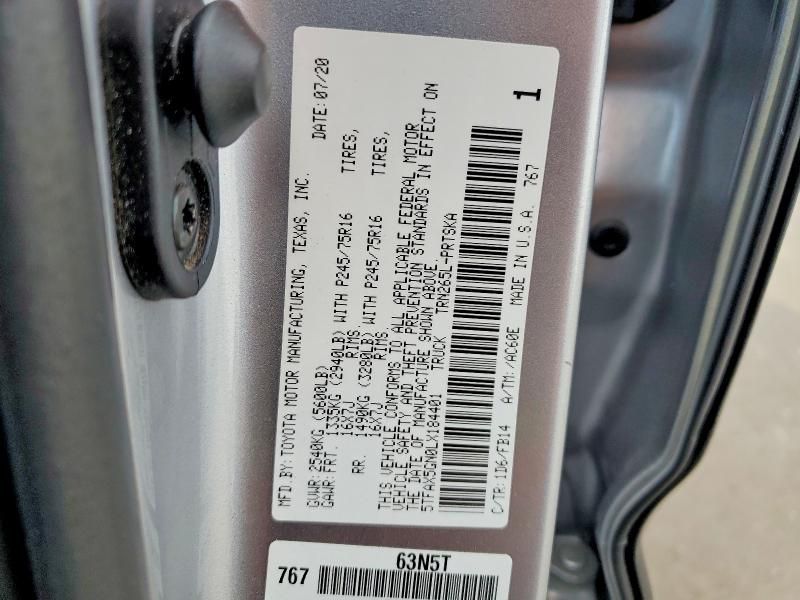 2020 Toyota Tacoma Double cab