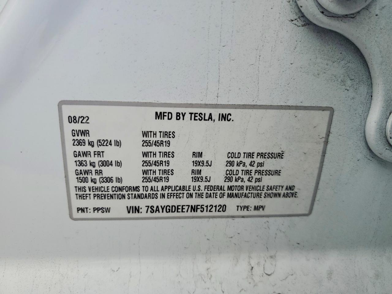 2022 Tesla Model y