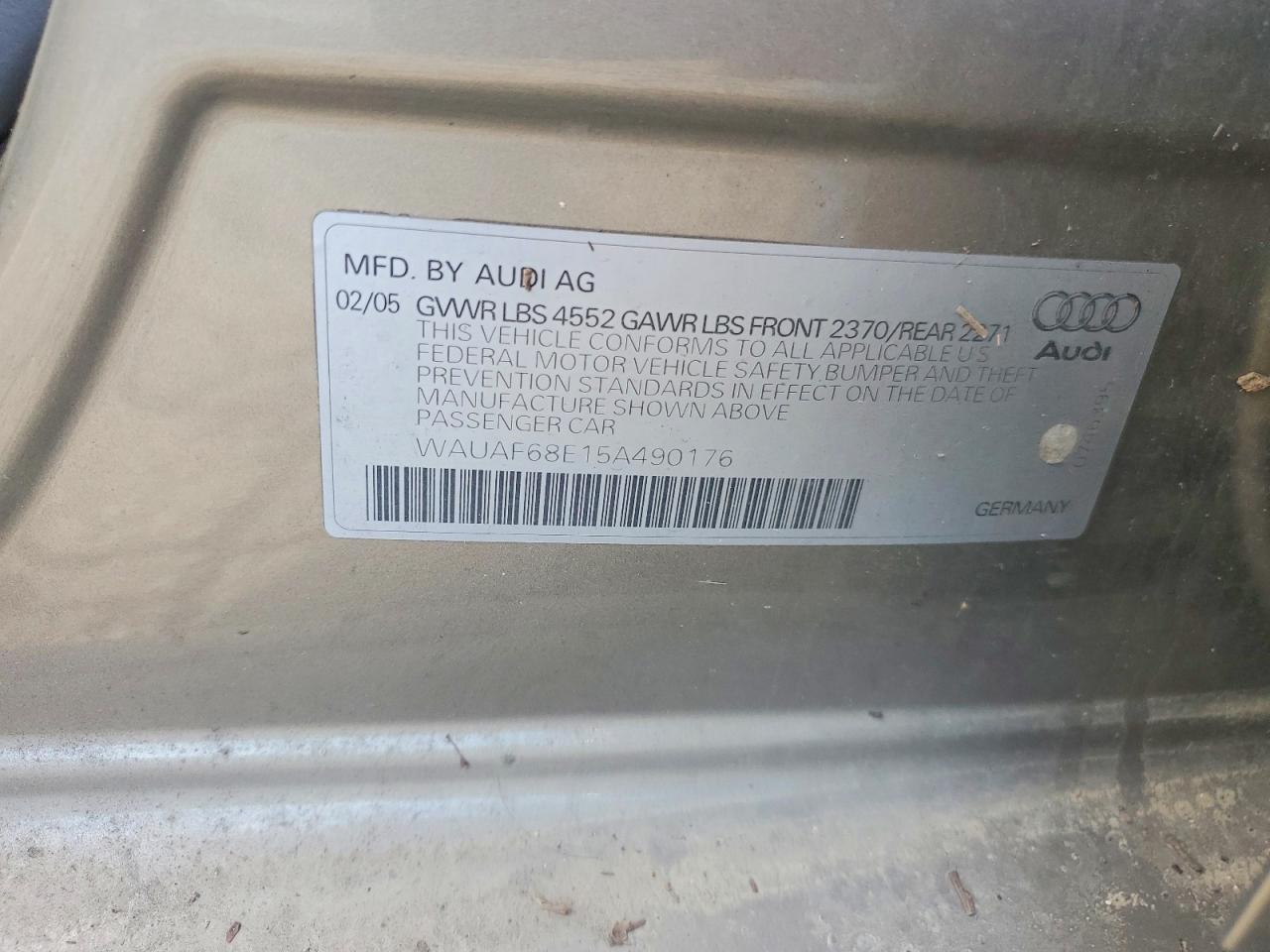 2005 Audi A4 2.0t