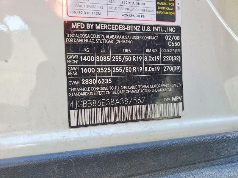 2008 Mercedes-Benz Ml 350