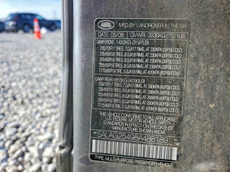 2008 Land Rover LR3 hse