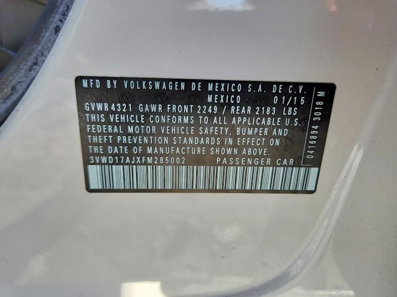 2015 Volkswagen Jetta se