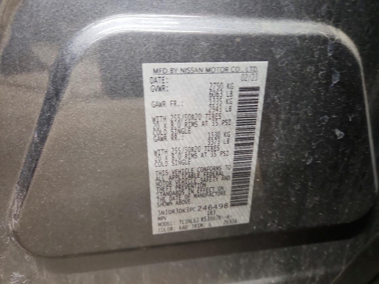 2023 Nissan Pathfinder Platinum
