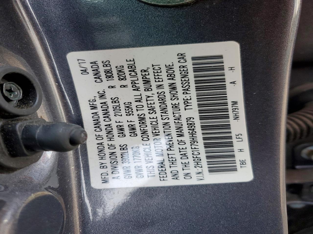 2017 Honda Civic exl