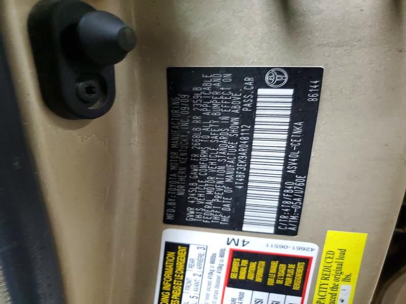 2010 Toyota Camry Base