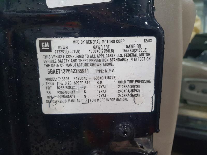 2004 Buick Rainier cxl