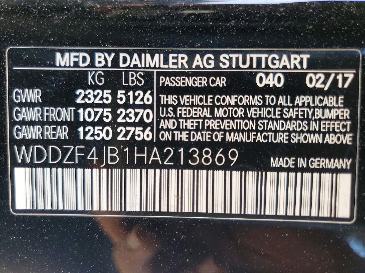 2017 Mercedes-Benz E 300