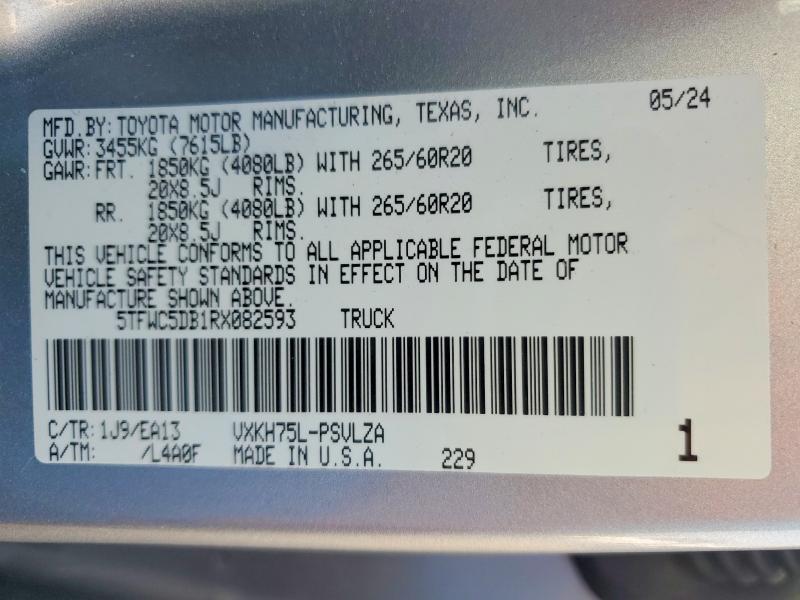 2024 Toyota Tundra Limited HV