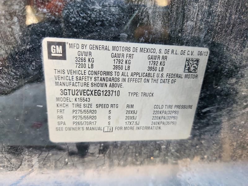 2014 GMC Sierra K1500 slt