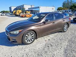 Infinity Vehiculos salvage en venta: 2015 Infinity Q50 Base