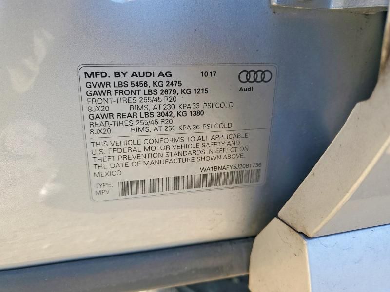 2018 Audi Q5 Premium Plus