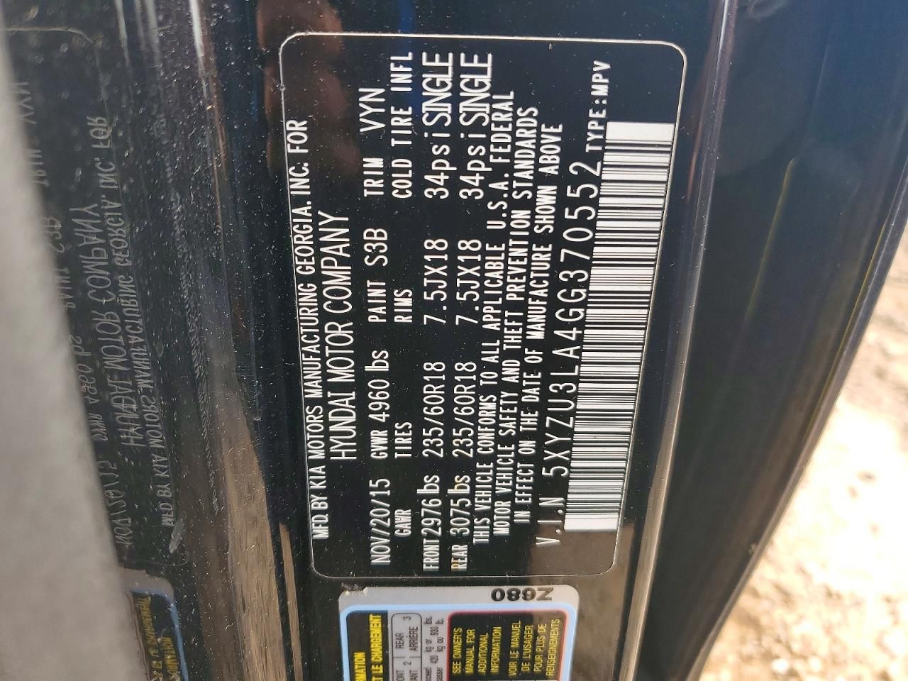 2016 Hyundai Santa fe Sport