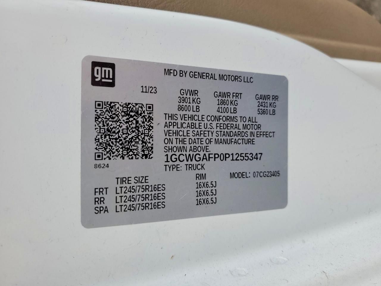 2023 Chevrolet Express G2500 Utility / Service Van